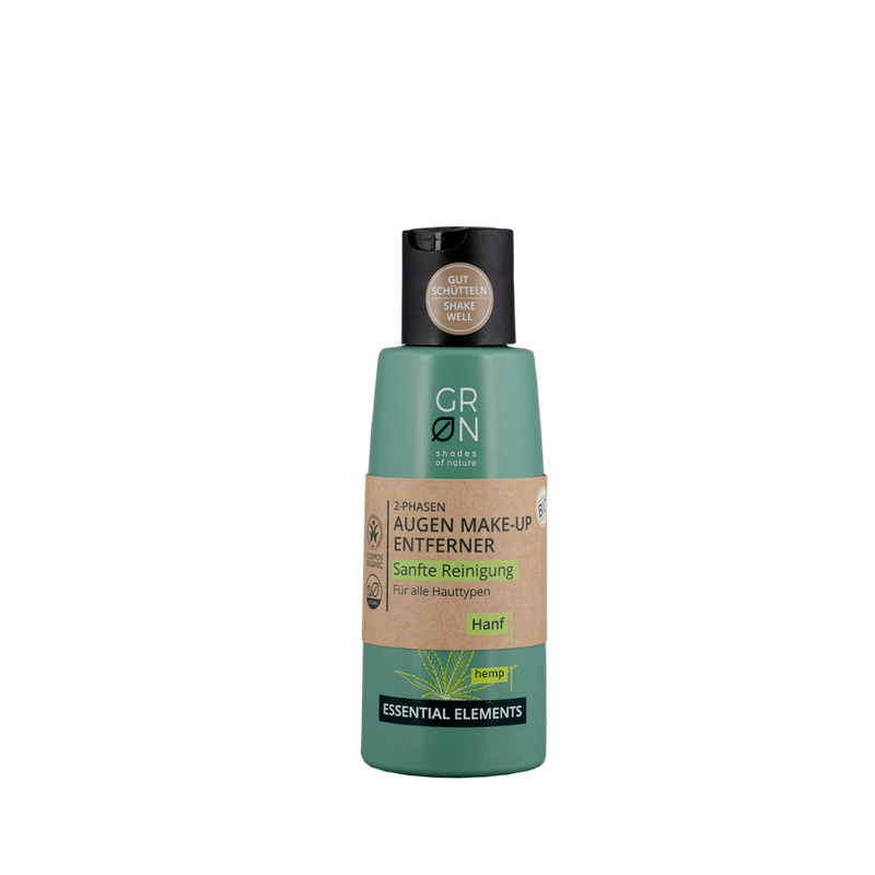 GRN GRN [GRÜN] Augen Make-up Entferner Sanfte Reinigung Bio-Hanf - Essential Elements - Produktbild