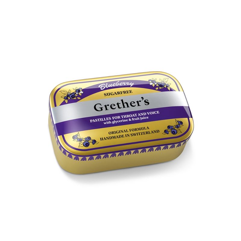 Doetsch Grether Grether´s Pastillen Blueberry 110 g zuckerfrei - Produktbild