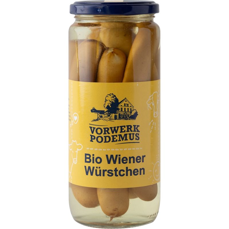 Vorwerk Podemus Bio Wiener Würstchen - Produktbild