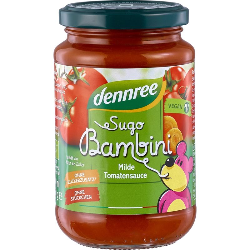 dennree Milde Tomatensauce Sugo Bambini - Produktbild