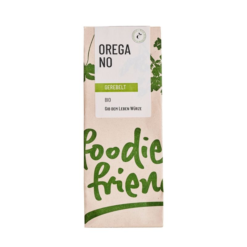 foodie & friends BIO Oregano gerebelt in einer kompostierbaren Tüte - Produktbild