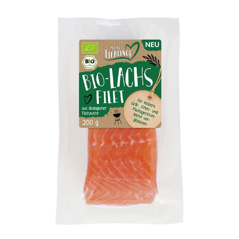 Meine Lieblinge ML Bio‐Lachsfilet 200g VAC - Produktbild