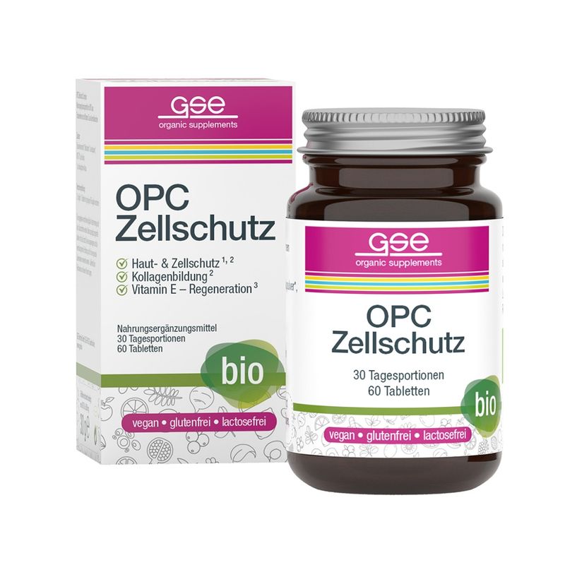 GSE  OPC Zellschutz Complex (Bio), 60 Tabletten à 500 mg - Produktbild