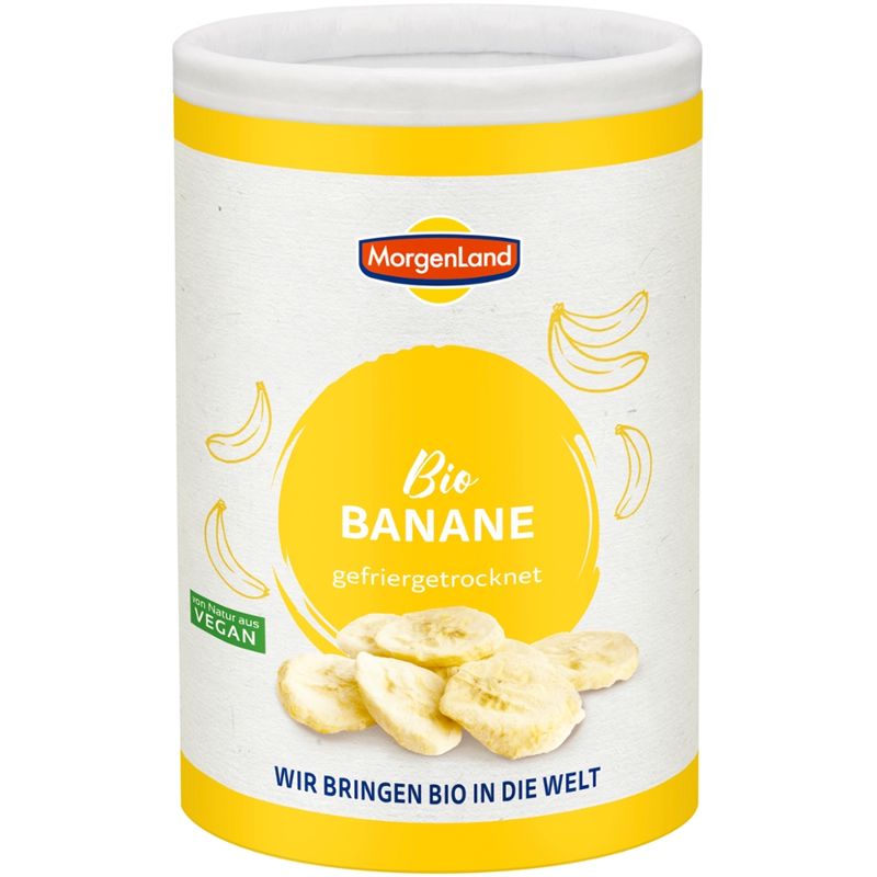 MorgenLand Bio Banane gefriergetrocknet - Produktbild