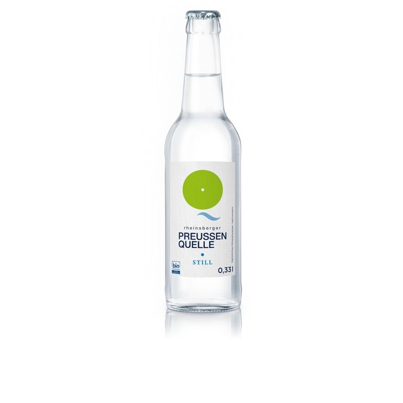 Rheinsberger PreussenQuelle Bio Mineralwasser 0,33 l still - Produktbild