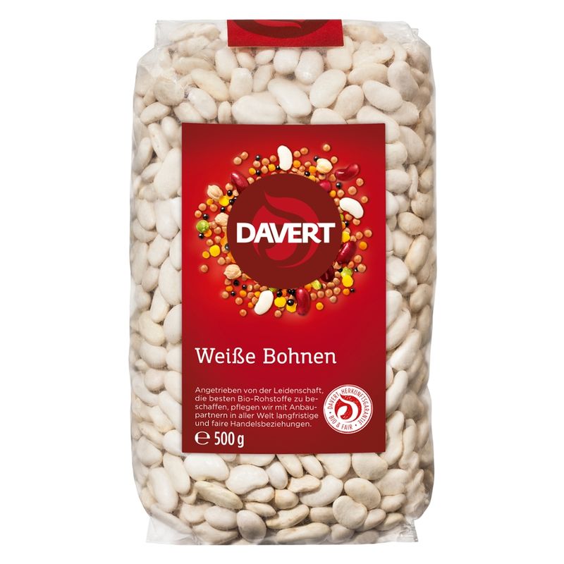 Davert Weiße Bohnen 500g - Produktbild