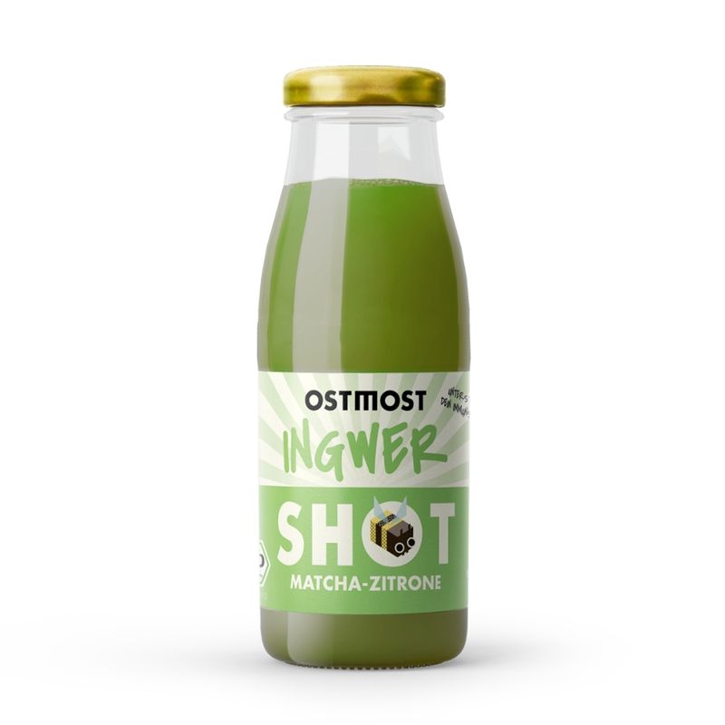 OSTMOST OSTMOST Bio Ingwer Shot Matcha Zitrone 250ml - Produktbild