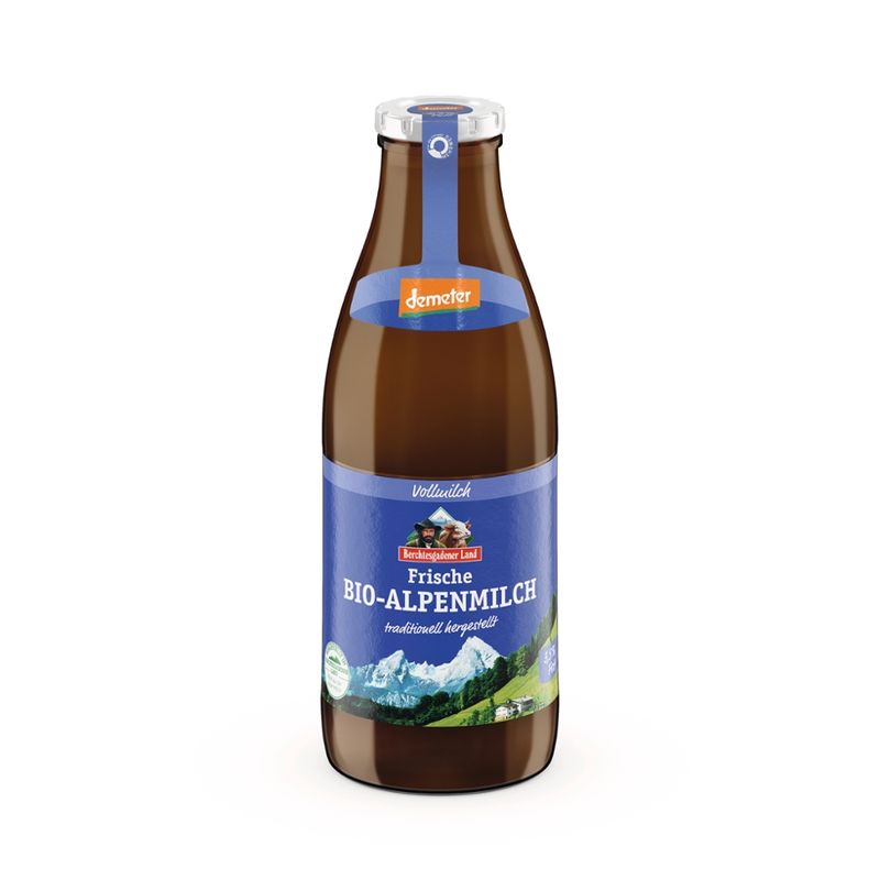 Berchtesgadener Land Bio Frische Bio-Alpenmilch 3,5% Fett Demeter - Produktbild