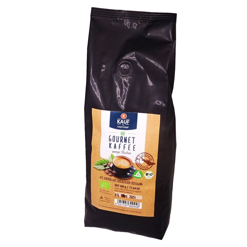 Kauf Kauf Bio Gourmet-Kaffee ganze Bohne - Produktbild