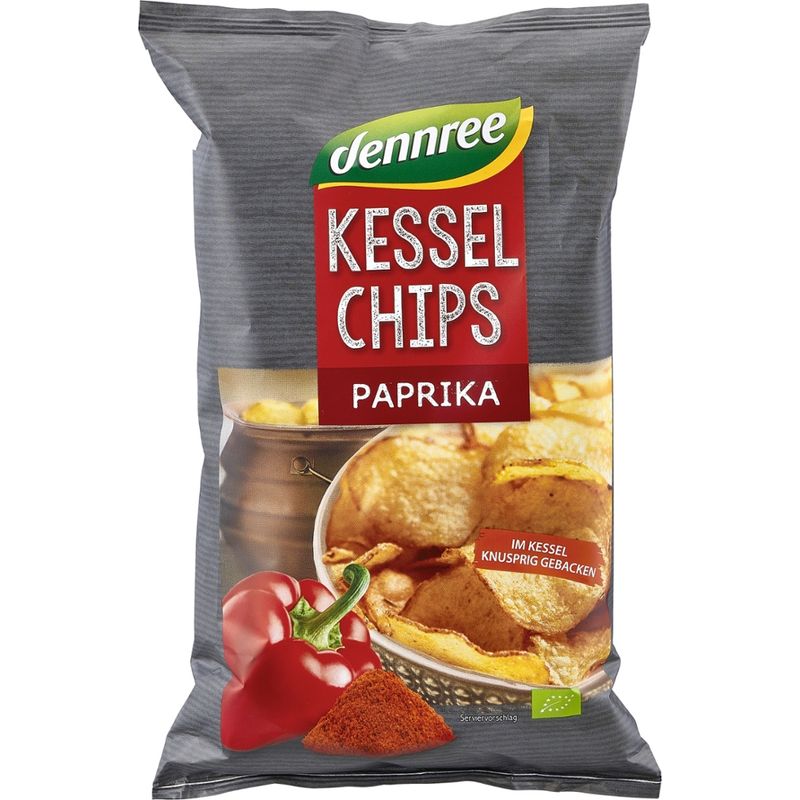 dennree Kesselchips mit Paprika - Produktbild