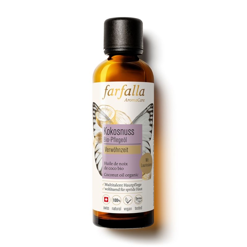farfalla Mandel, Bio-Pflegeöl, 75ml, Verwöhnzeit - Produktbild