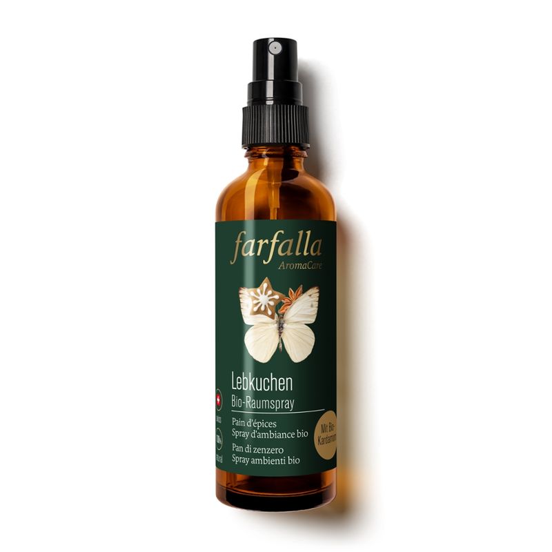 farfalla Lebkuchen Bio-Raumspray, 75ml - Produktbild