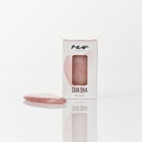 Rosenquarz Gua Sha Stein – für strahlende Haut, Entspannung & natürliche Glow  - Produktbild