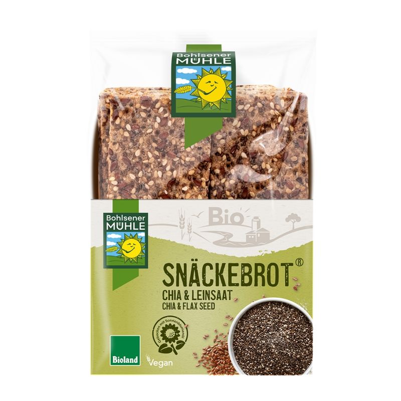 Bohlsener Mühle Snäckebrot Chia & Leinsaat - Produktbild