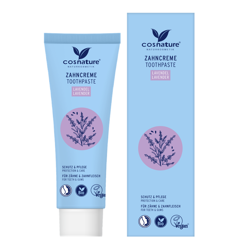 Cosnature  Zahncreme Lavendel 75ml - Erwachsene - Produktbild