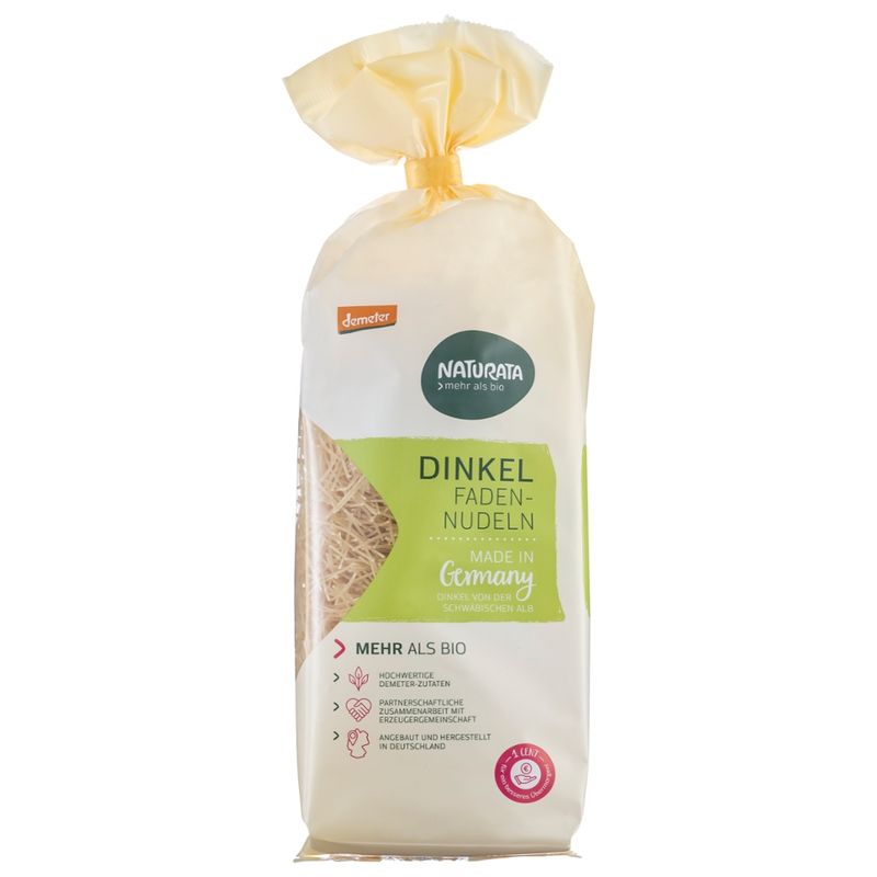 NATURATA Fadennudeln, Dinkel hell - Produktbild