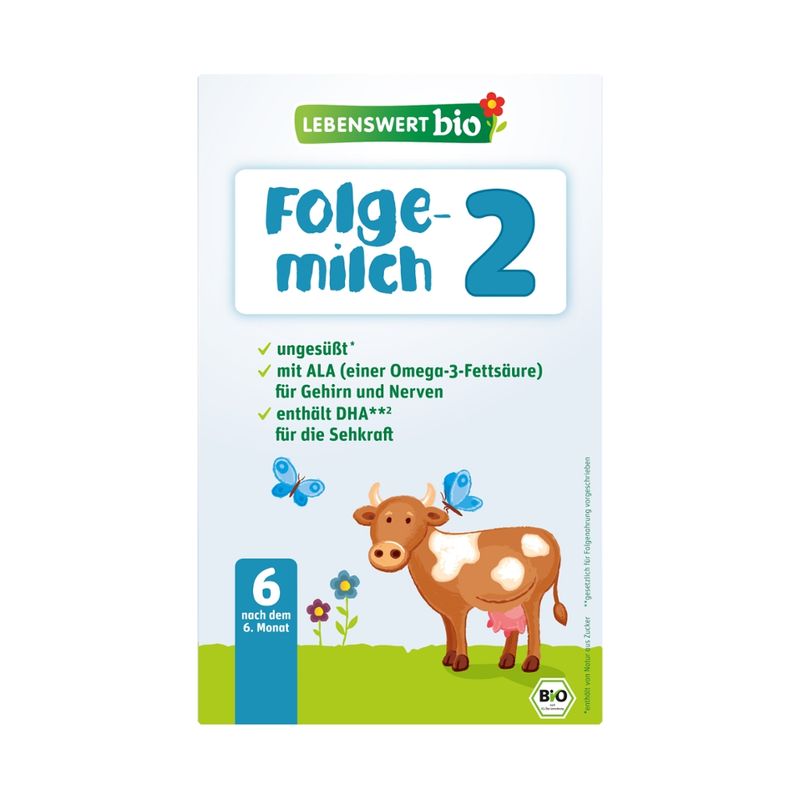 Lebenswert bio Folgemilch 2 - Produktbild