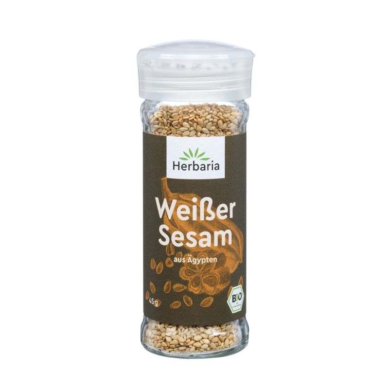 HERBARIA Weißer Sesam bio Streuer - Produktbild