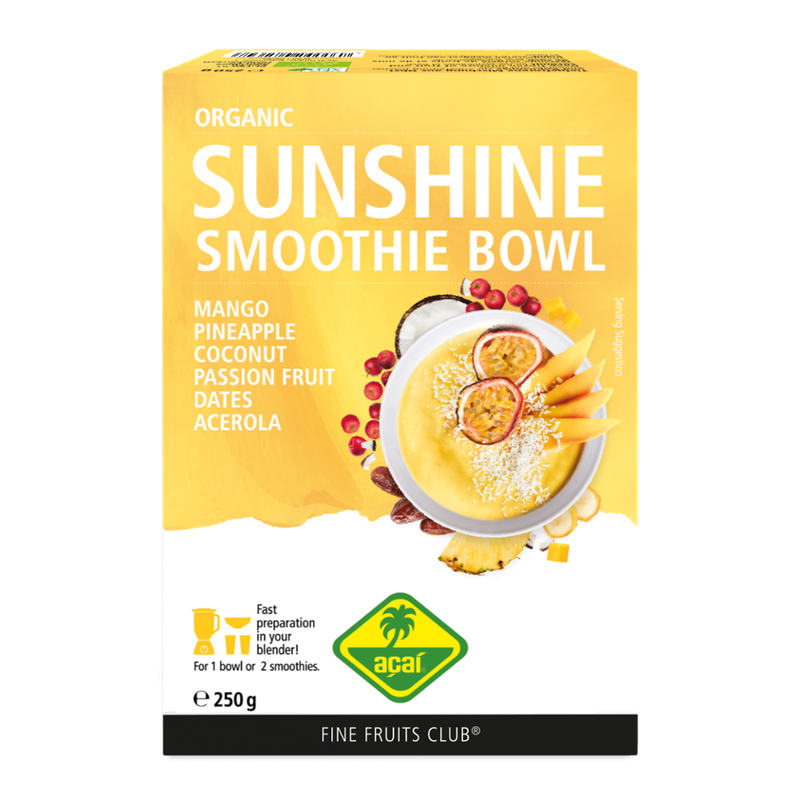 Fine Fruits Club SUNSHINE SMOOTHIE BOWL BIO (250g) - Produktbild