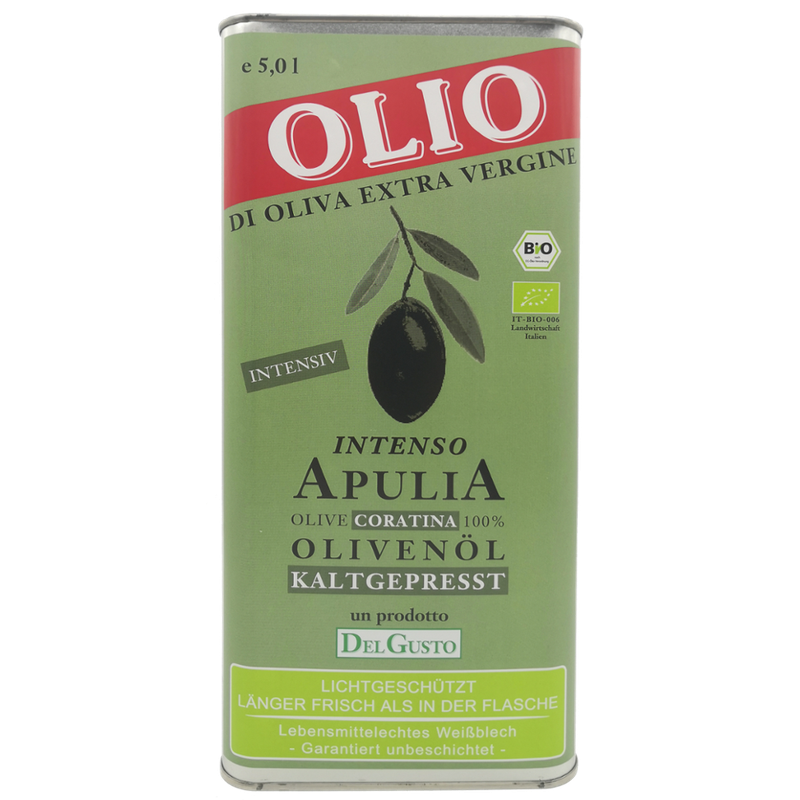 DelGusto Olivenöl INTENSO extra vergine intensiv - Produktbild