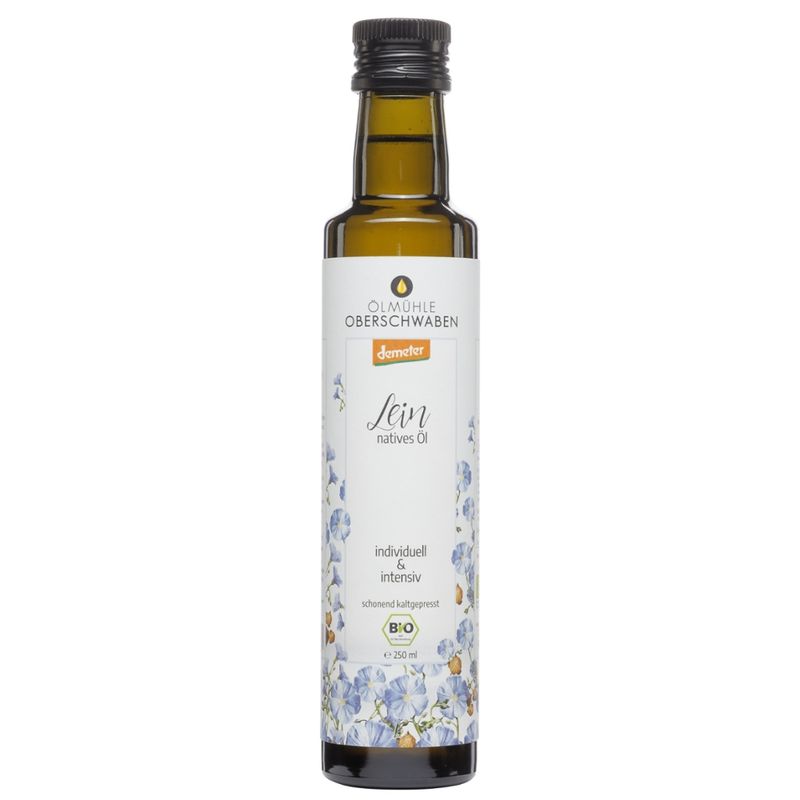 Ölmühle Oberschwaben Ölmühle Oberschwaben Demeter Leinöl nativ - Produktbild