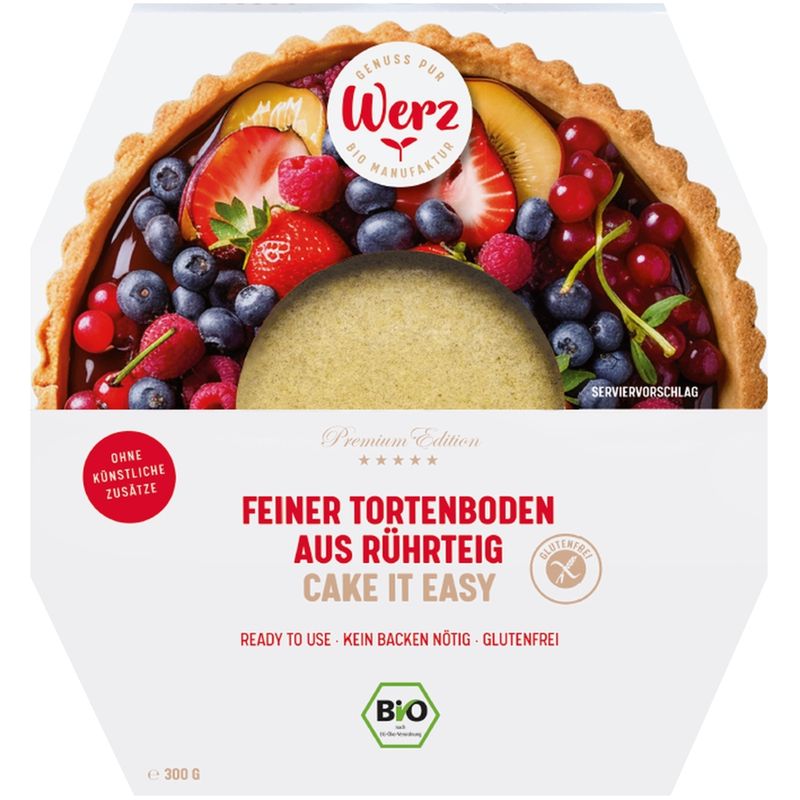 Naturkornmühle Werz Feiner Tortenboden, aus Rührteig, glutenfrei - Produktbild