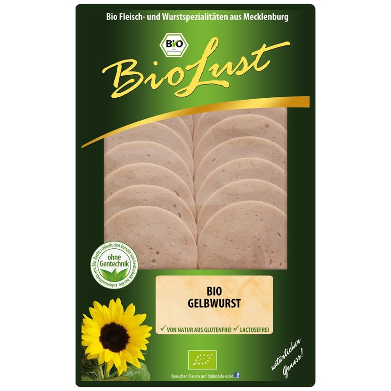 Biolust Bio Gelbwurst - Produktbild
