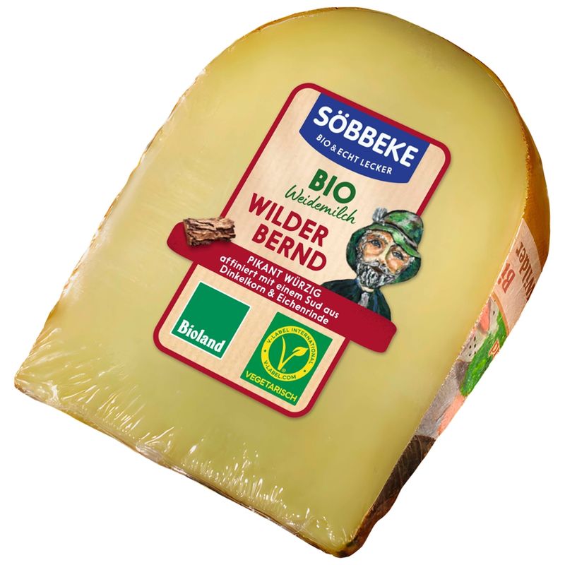 Söbbeke Bio Schnittkäse Wilder Bernd SB-Stück - Produktbild