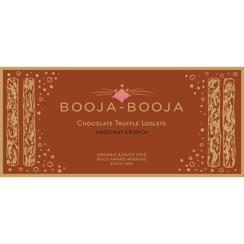 Booja Booja HAZELNUT CRUNCH TRUFFLE LOGLETS - Produktbild