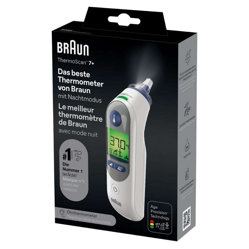 BRAUN Braun ThermoScan® 7+ Ohrthermometer - Produktbild