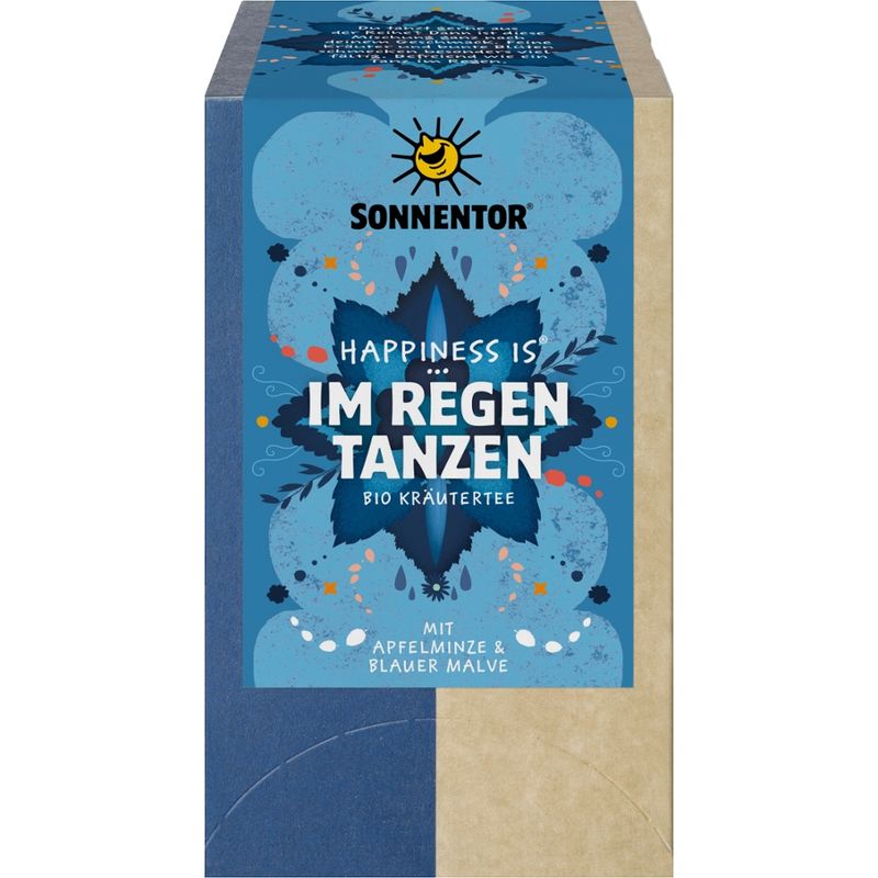 Sonnentor Im Regen tanzen Tee Happiness is®, Doppelkammerbeutel - Produktbild