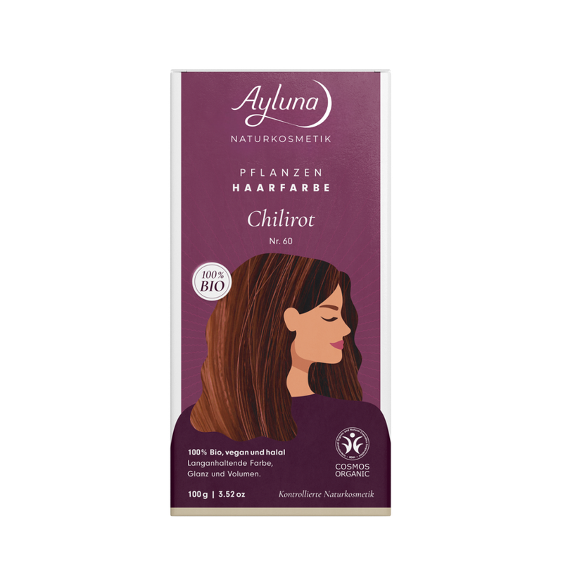 Ayluna Pflanzenhaarfarbe Nr. 60 Chilirot - Produktbild