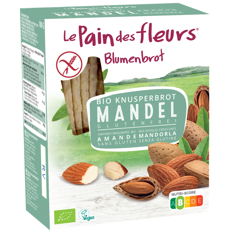 Blumenbrot Blumenbrot  Knusperbrot Mandel - Produktbild