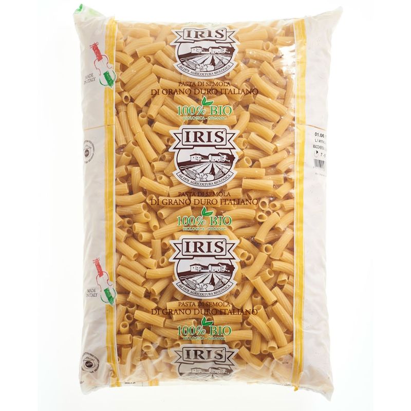IRIS  Maccheroni aus Hartweizen-Nudeln hell 5 kg. - Produktbild
