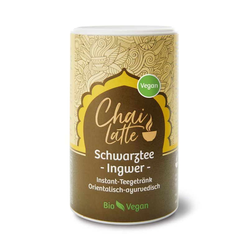Classic Ayurveda Chai Latte Schwarztee - Ingwer Vegan, bio, 220 g - Produktbild