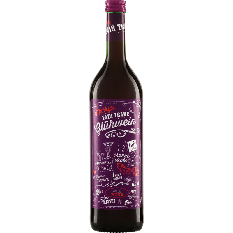 Riegel Eigenmarke MARRY´S Fair Trade Glühwein Rot - Produktbild