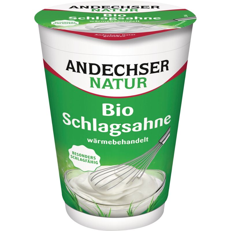 Andechser Natur Bio Schlagsahne 30% - Produktbild