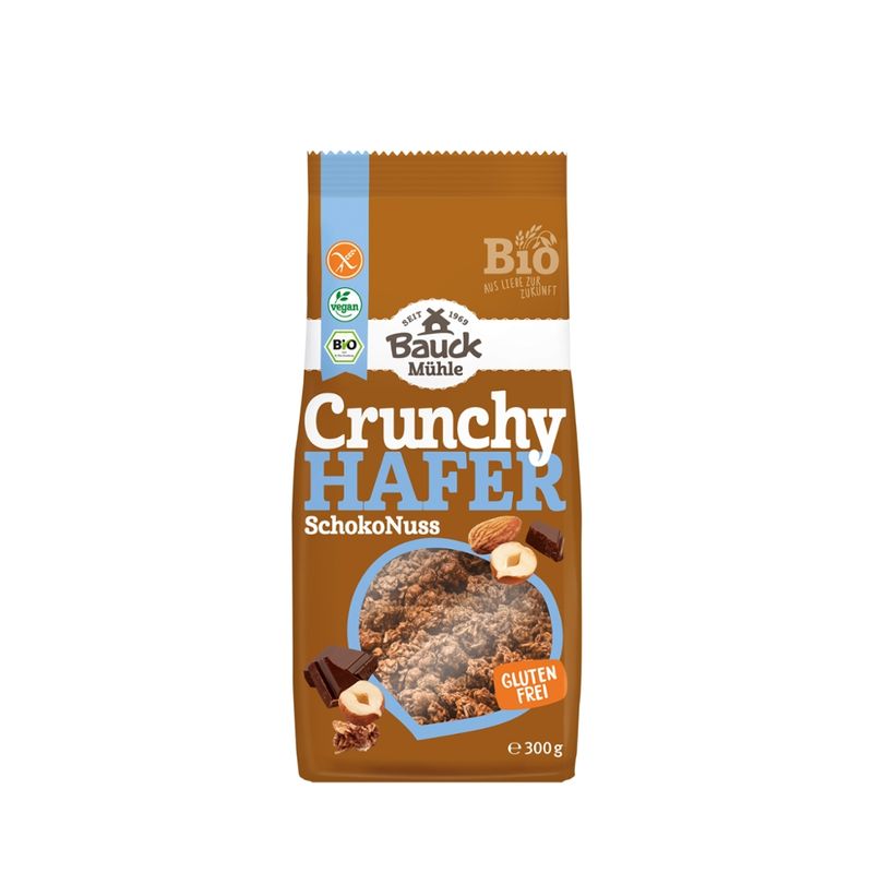 Bauck Mühle Hafer Crunchy Schoko Nuss Bio gf - Produktbild