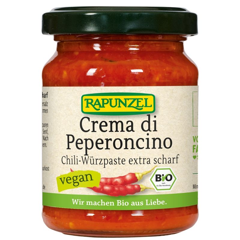 Rapunzel Crema di Peperoncino, Chili-Würzpaste extra scharf - Produktbild