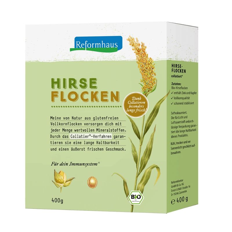 Reformhaus Hirse Flocken bio - Produktbild