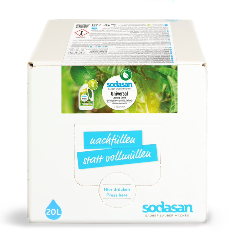 sodasan Laundry Liquid Lime 20l BiB - Produktbild
