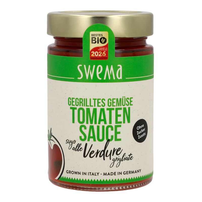 SweMa SweMa Tomatensauce gegrilltes Gemüse - Sugo alle Verdura grigliate, 300g - Produktbild