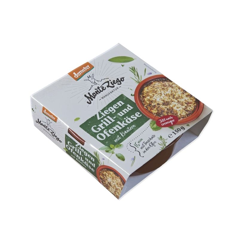 Monte Ziego Bio-Ziegen-Grill-und Ofenkäse Kräuter - Produktbild