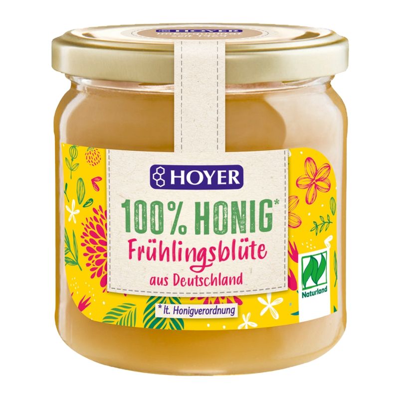 HOYER Frühlingsblütenhonig NATURLAND - Produktbild