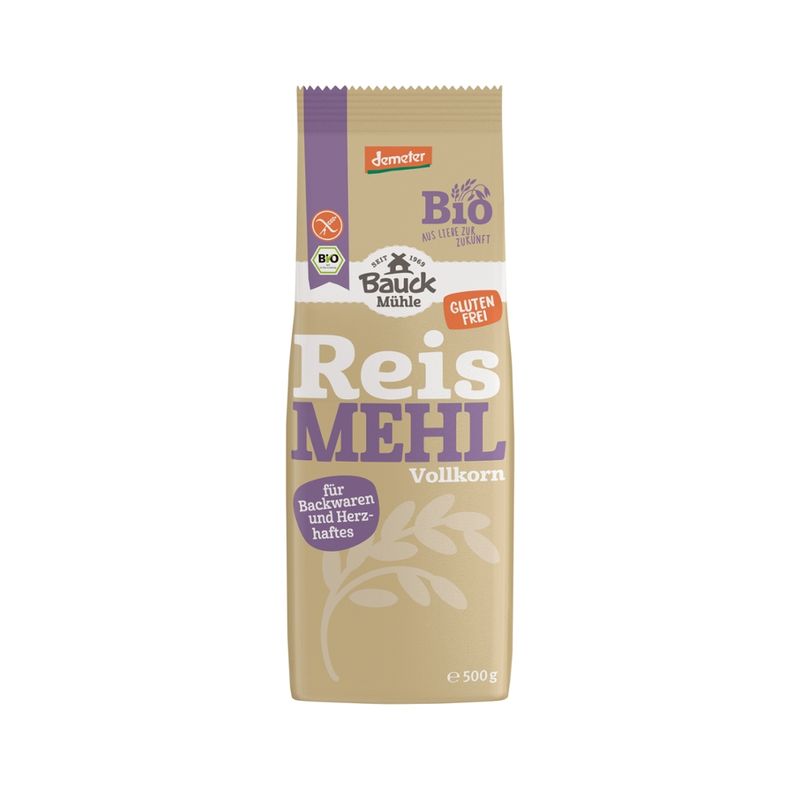 Bauck Mühle Reismehl, Vollkorn - Produktbild