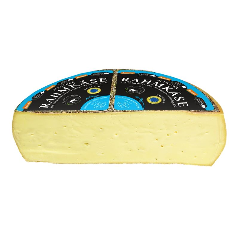 Demeter HeuMilchBauern Demeter Allgäuer Rahmkäse 1/2 Laib - Produktbild