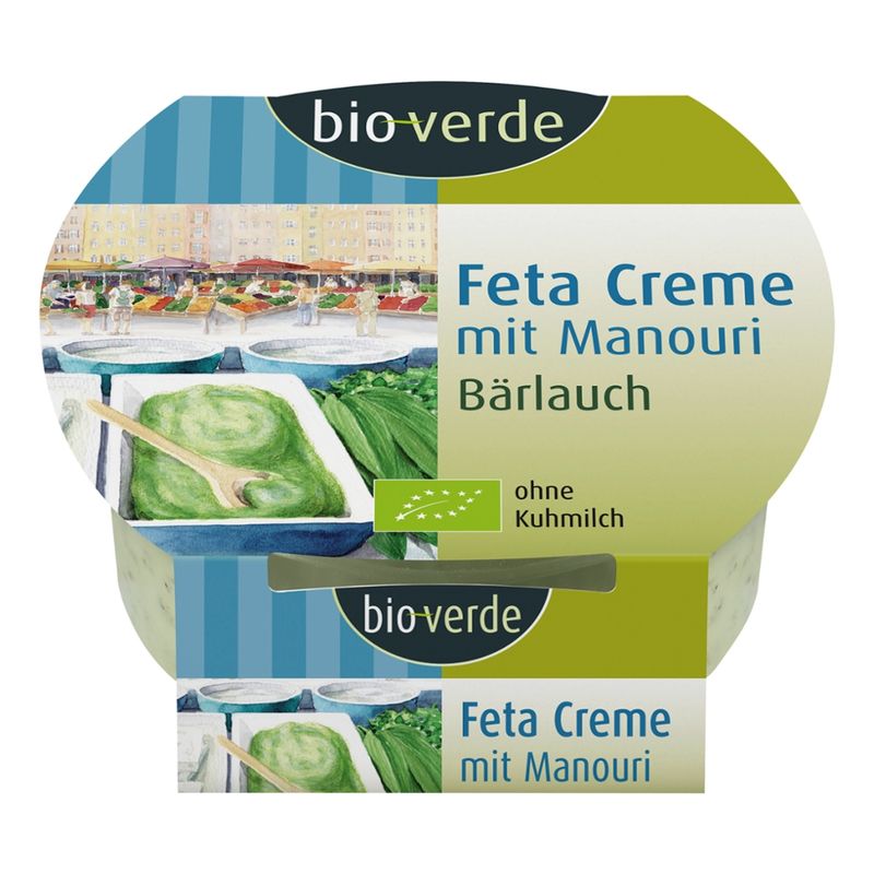 bio-verde Feta-Creme Bärlauch 125 g - Produktbild