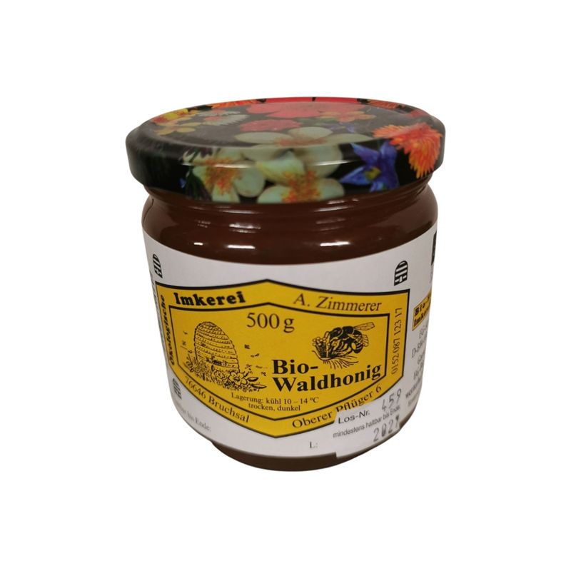 Imkerei Zimmerer 0437 Bio-Waldhonig Süddeutschland 500g - Produktbild