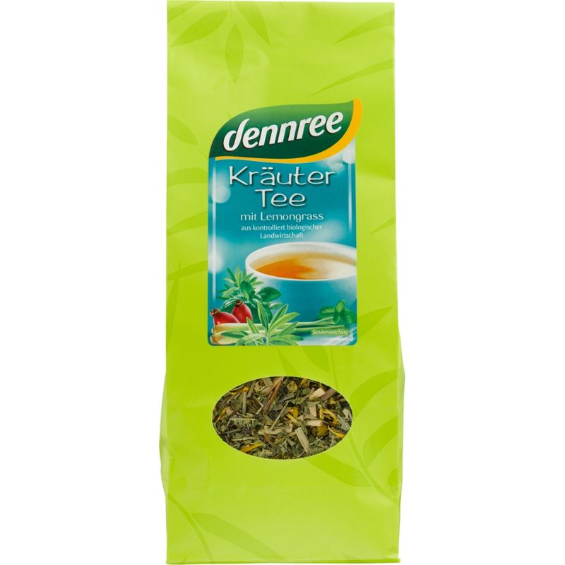 dennree Kräutertee mit Lemongrass, lose - Produktbild