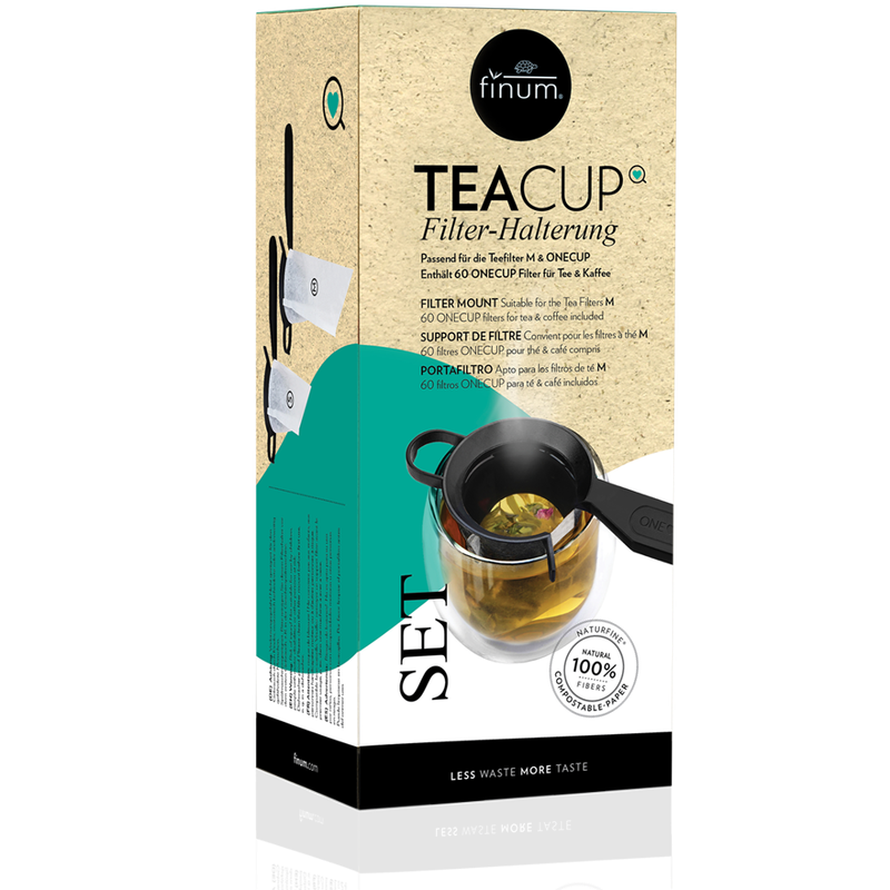 finum TEACUP SET Filters + Filter Mount naturfine® - Produktbild